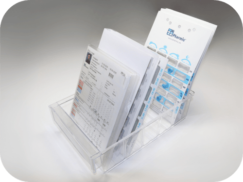 Blisterbox klar inkl. 1 Zwischenwand