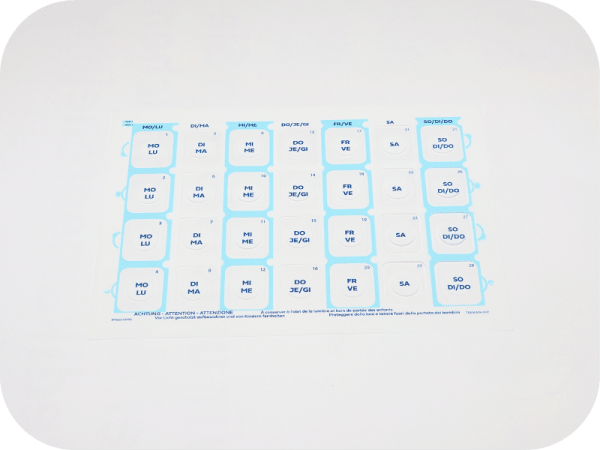 Blister Set Q-Clear Box 28, 10 Stück