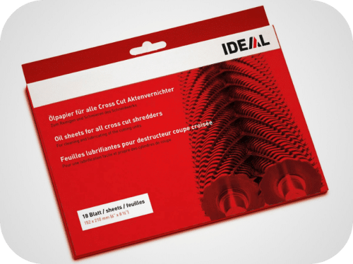 Öl-Reinigungspapier für Ideal® Aktenvernichter