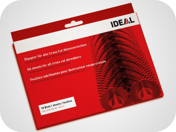 Öl-Reinigungspapier für Ideal® Aktenvernichter